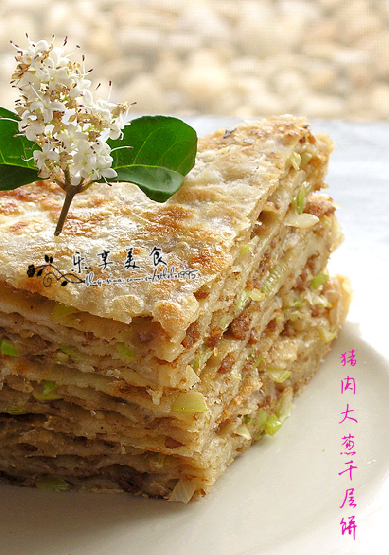 猪肉大葱千层肉饼的做法