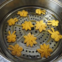 南瓜蝴蝶馒头的做法图解12