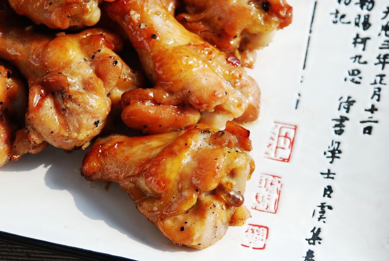 黑胡椒蜜汁烤翅的做法