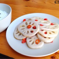 醋溜藕片的做法图解5