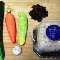 香油三丝仙菇脆的做法图解1
