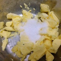奶油桃仁饼的做法图解2