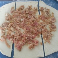 停不了肉末千层饼的做法图解3