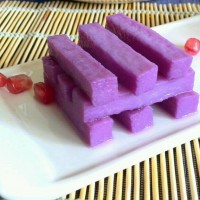 葡萄汁山药的做法图解3