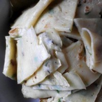 剁椒炒饼的做法图解5