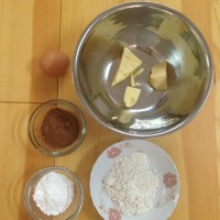 抹茶夹心巧克力小西饼的做法图解1