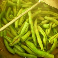 辣炒豆角的做法图解6