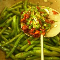 辣炒豆角的做法图解7