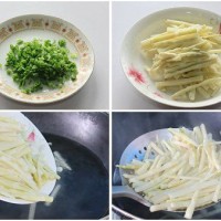 葱油竹笋的做法图解1