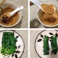 麻酱菠菜墩的做法图解4