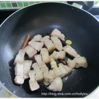 百叶结烧肉的做法图解3