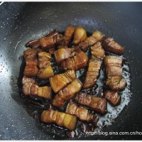 百叶结烧肉的做法图解4