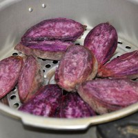 紫薯凉糕的做法图解2