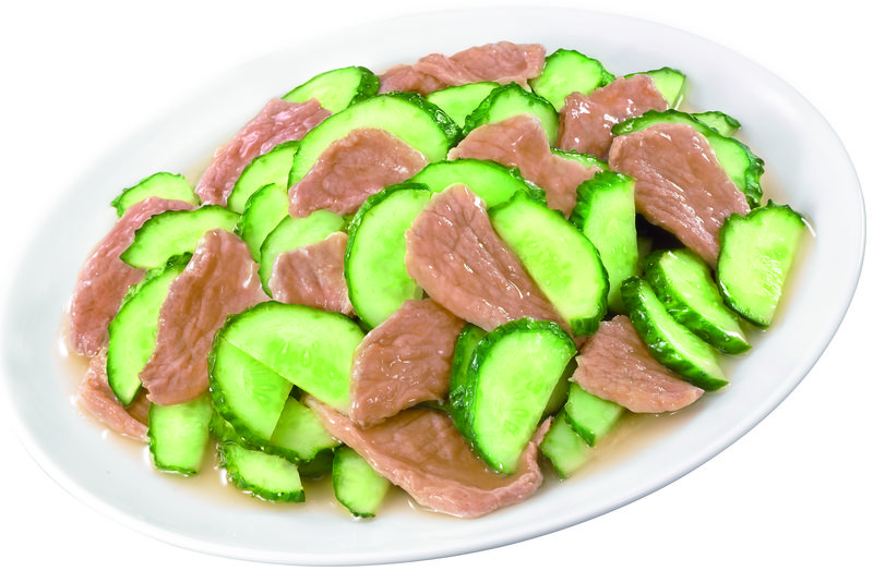 青瓜炒猪肉片 的做法