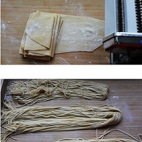 海鲜杂拌鸡蛋凉面的做法图解1