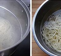 海鲜杂拌鸡蛋凉面的做法图解7