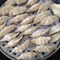 玉米,香菇,胡萝卜肉馅饺的做法图解6