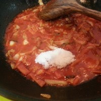 韩国泡菜火腿斜管面的做法图解11