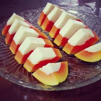 伏天冰冰凉得甜点-木瓜牛奶冻的做法图解8