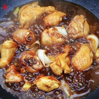 豆瓣酱烧鲜鸡的做法图解7