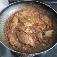 豆豉烧带鱼的做法图解8