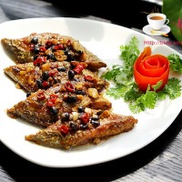 豆豉烧带鱼的做法图解9