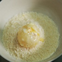 食心食意:爆浆荔枝球的做法图解5