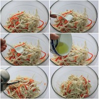 葱油手撕杏鲍菇的做法图解3