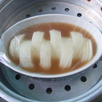 高汤蒸萝卜的做法图解4
