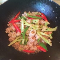 当菜花遇上目鱼花的做法 图解3 -->