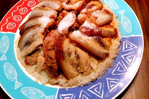 糯米加沙肉的做法