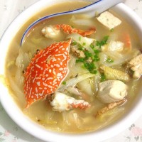 螃蟹白菜炖豆腐的做法 图解8 -->