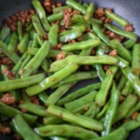 豆豉肉末四季豆的做法 图解11 -->
