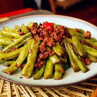 豆豉肉末四季豆的做法 图解13 -->