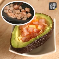 芝士鸡蛋焗牛油果的做法 图解5 -->
