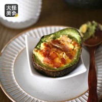 芝士鸡蛋焗牛油果的做法 图解6 -->