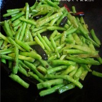 素炒豆角的做法 图解5 -->