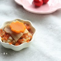 #宝宝辅食#杏鲍菇蒸鳕鱼的做法 图解6 -->