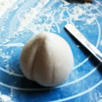 寿桃馒头(水蜜桃馒头)的做法 图解7 -->