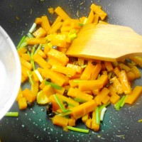 豆豉炒南瓜的做法 图解6 -->
