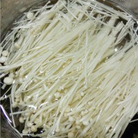 白灼金针菇的做法 图解1 -->