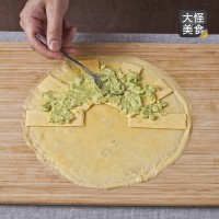 牛油果芝士煎饼的做法 图解4 -->