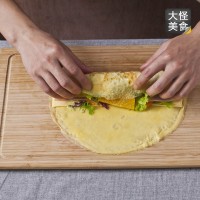牛油果芝士煎饼的做法 图解6 -->