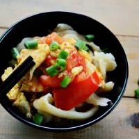 鸡蛋西红柿扯面的做法 图解10 -->