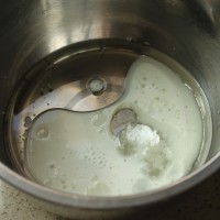 ~抹茶红豆戚风~的做法 图解2 -->