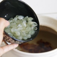 桃胶皂米红枣羹的做法 图解4 -->