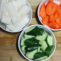 双色蔬果冰棒的做法 图解1 -->