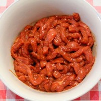 小炒牛肉的做法 图解3 -->