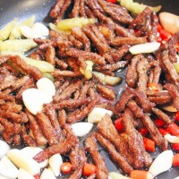 小炒牛肉的做法 图解5 -->
