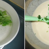 芹菜煎饼的做法 图解2 -->